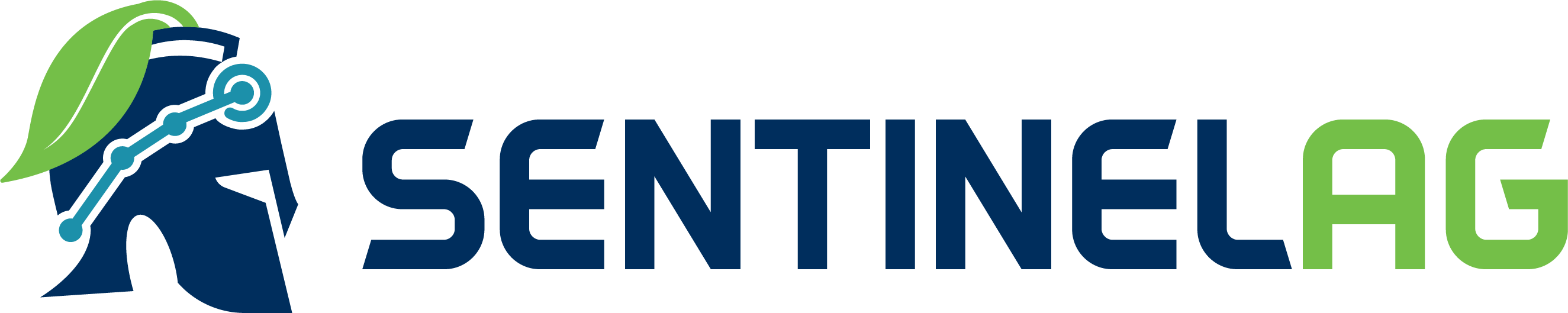 Sentinel Ag Helmet with Sentinel Ag Wordmark to the Right