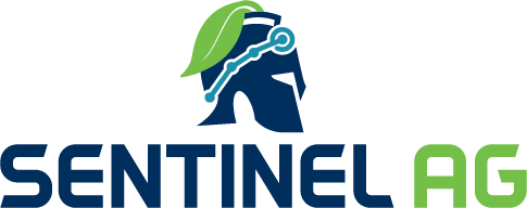 Sentinel Ag Helmet with Sentinel Ag Wordmark Underneath